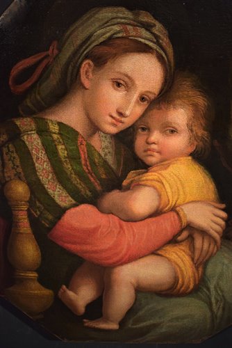 Madonna and Child with Archangel Michael